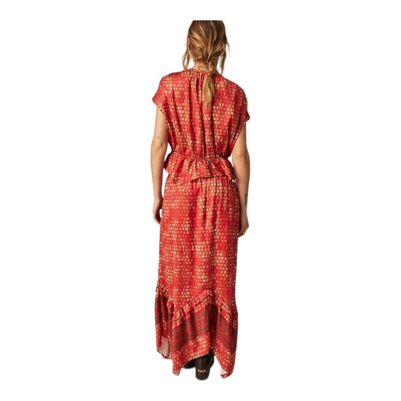 Free People Dreambound Set Red  XL - Picture 3 of 8